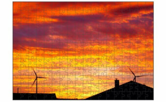 Zachód słońca - Foto Puzzle - Pomysł na prezent