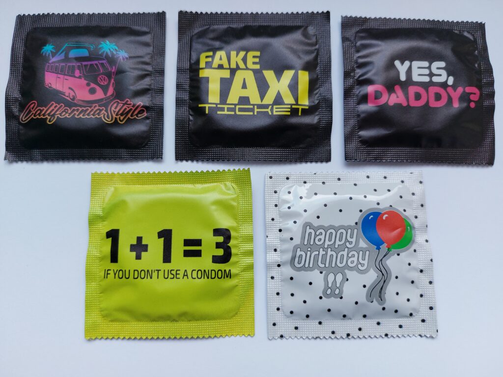 Individuelle Kondome mit Aufdruck - Gliwice, Polen
